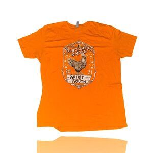 Blackberry Smoke Spirit of the South Men's Orange Graphic T-Shirt: Band Tee